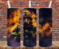 Firefighter - Tumbler Wrap Sublimation Transfers