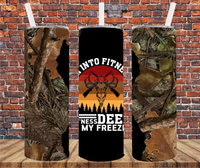 I'm Into Fitness... Fitness This Deer In My Freezer - Tumbler Wrap - Vinyl Transfer