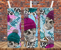 Freezing Skeletons - Tumbler Wrap - Vinyl Transfers