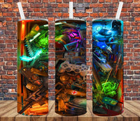 Gamer - Tumbler Wrap Sublimation Transfers