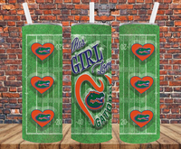 This Girl Loves Gators - Tumbler Wrap - Sublimation Transfers