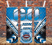 Pro Team Football - Tumbler Wrap Sublimation Transfers