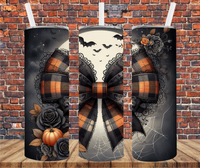 Halloween Bow - Tumbler Wrap Sublimation Transfers