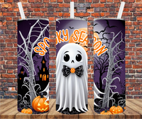 Spooky Season Ghost - Tumbler Wrap - Sublimation Transfers