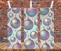 Disco Ball - Tumbler Wrap - Sublimation Transfers