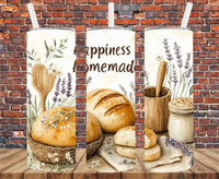 Happiness Is Homemade - Tumbler Wrap - Sublimation Transfers