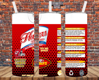 Pro Team Football - Tumbler Wrap Sublimation Transfers