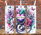 Healthcare - Add Name - Tumbler Wrap - Sublimation Transfers