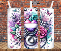 Healthcare - Add Name - Tumbler Wrap - Sublimation Transfers