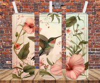 Hummingbird - Tumbler Wrap - Sublimation Transfers