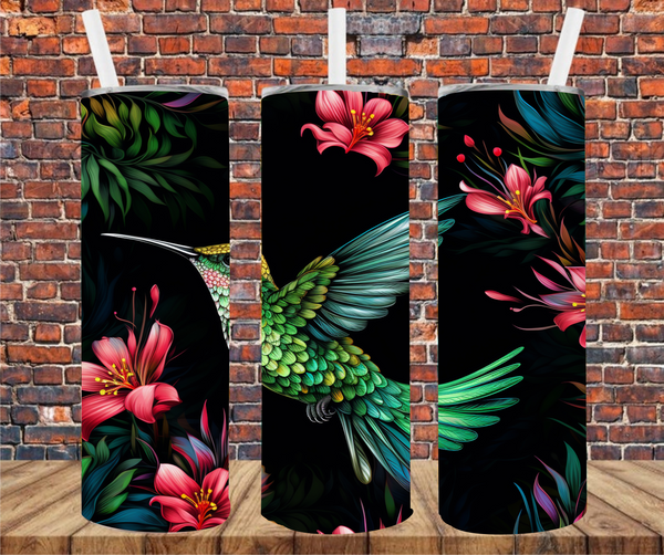 Hummingbird - Tumbler Wrap - Sublimation Transfers