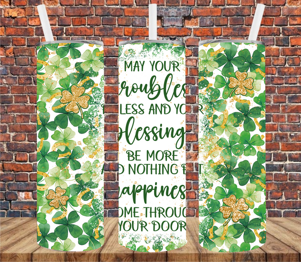 Irish Prayer - Tumbler Wrap - Vinyl Transfers