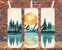 Lake Life - Tumbler Wrap - Vinyl Transfers