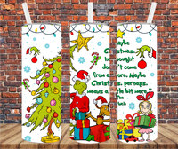 Christmas Characters- Tumbler Wrap - Sublimation Transfers