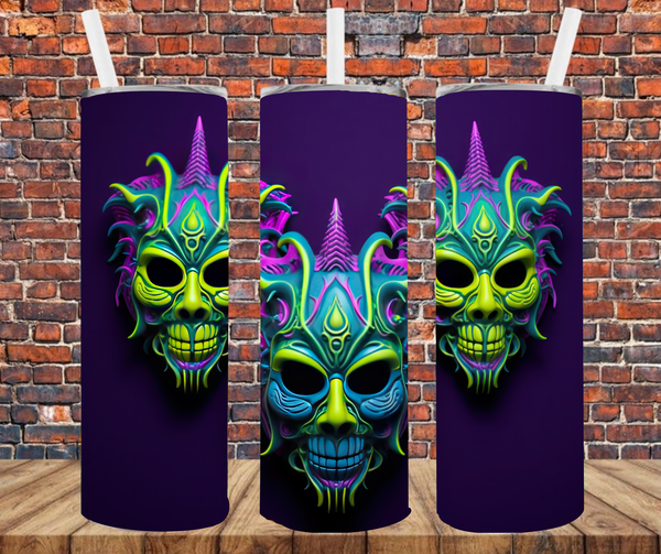 VooDoo Masks - Tumbler Wrap - Vinyl Transfers