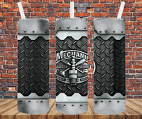 Mechanic - Tumbler Wrap Sublimation Transfers