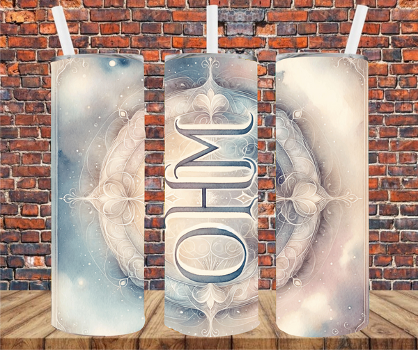 OHM Meditation - Tumbler Wrap - Sublimation Transfers