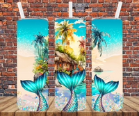 Mermaid Tails - Tumbler Wrap - Sublimation Transfers