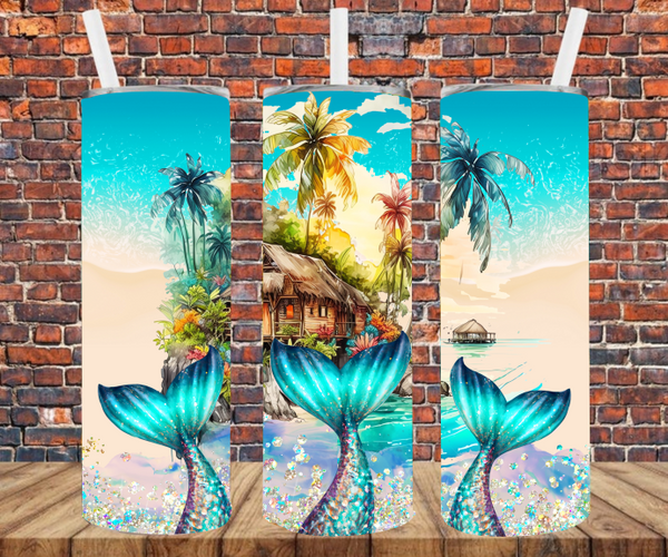 Mermaid Tails - Tumbler Wrap - Sublimation Transfers