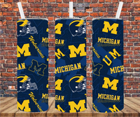 College - Tumbler Wrap - Sublimation Transfers