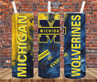 College - Tumbler Wrap - Sublimation Transfers