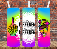 Move Different If You Want Different - Tumbler Wrap Vinyl Transfers