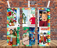 Christmas Movies - Tumbler Wrap - Sublimation Transfers