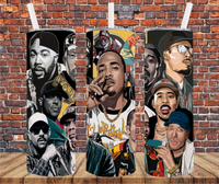 Legends of Rap - Tumbler Wrap Sublimation Transfers