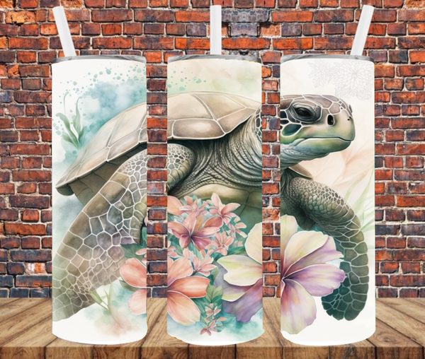 Sea Turtle - Tumbler Wrap - Sublimation Transfers