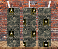 Military - Tumbler Wrap Sublimation Transfers