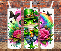 St. Patrick's Frog - Tumbler Wrap - Sublimation Transfers