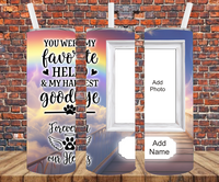1 image - Add Your Own Text & Photo - Sublimation Tumbler Wrap