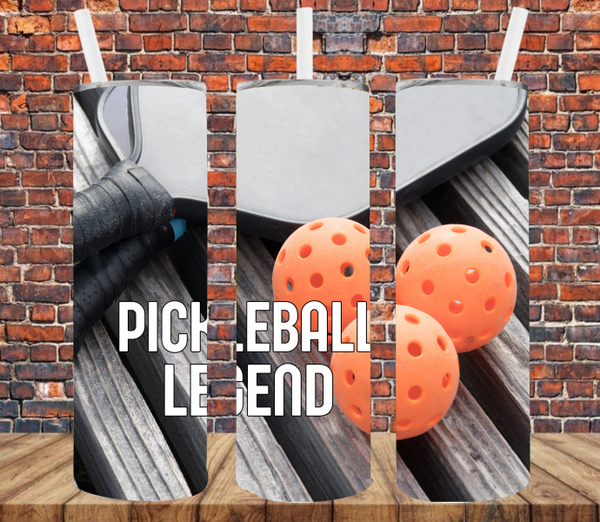 Pickleball Legend - Tumbler Wrap Sublimation Transfers