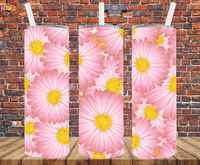 Floral Daisy - Tumbler Wrap - Sublimation Transfers