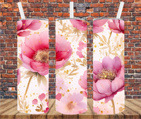 Floral - Tumbler Wrap - Sublimation Transfers