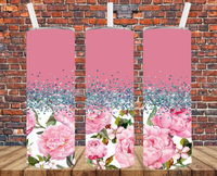 Floral - Tumbler Wrap - Sublimation Transfers