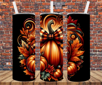 Fall Pumpkins - Tumbler Wrap Vinyl Transfers