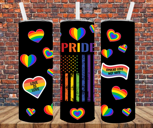 Pride - Tumbler Wrap - Sublimation Transfers