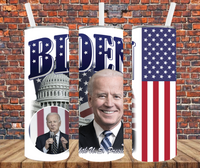 Biden 2024 - Tumbler Wrap - Sublimation Transfers