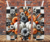 Pumpkin Bouquet - Tumbler Wrap - Sublimation Transfers