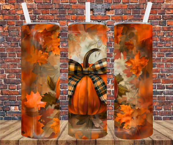 Country Pumpkin - Tumbler Wrap - Vinyl Transfers