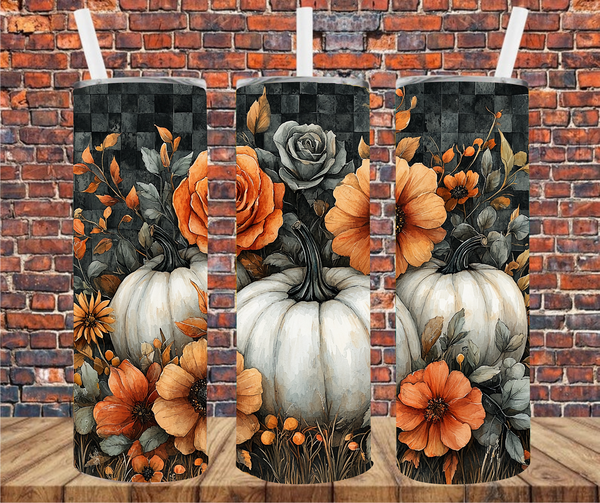 Fall Pumpkins - Tumbler Wrap Vinyl Transfers