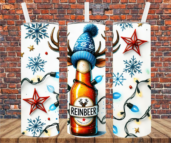 Reinbeer - Tumbler Wrap - Sublimation Transfers