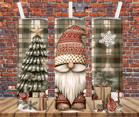 Christmas Gnome - Tumbler Wrap - Sublimation Transfer