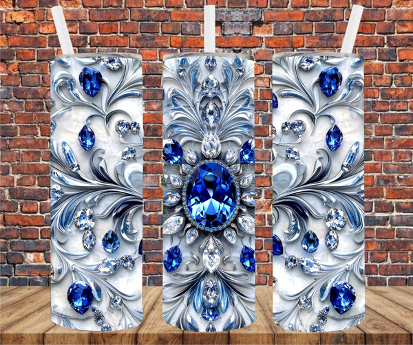 Elaborate Gemstones - Tumbler Wrap - Sublimation Transfer