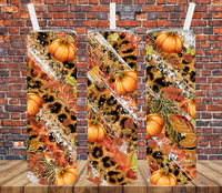 Fall Pumpkins - Tumbler Wrap Vinyl Transfers