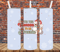 Tis the Season to be Freezing - Tumbler Wrap Vinyl Transfers