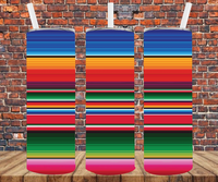 Serape - Tumbler Wrap - Sublimation Transfers