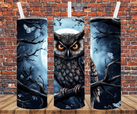 Owl - Tumbler Wrap - Vinyl Transfer