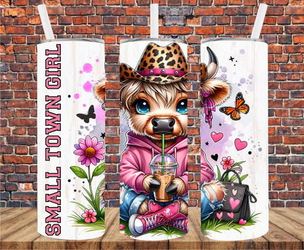 Small Town Girl - Tumbler Wrap - Sublimation Transfers